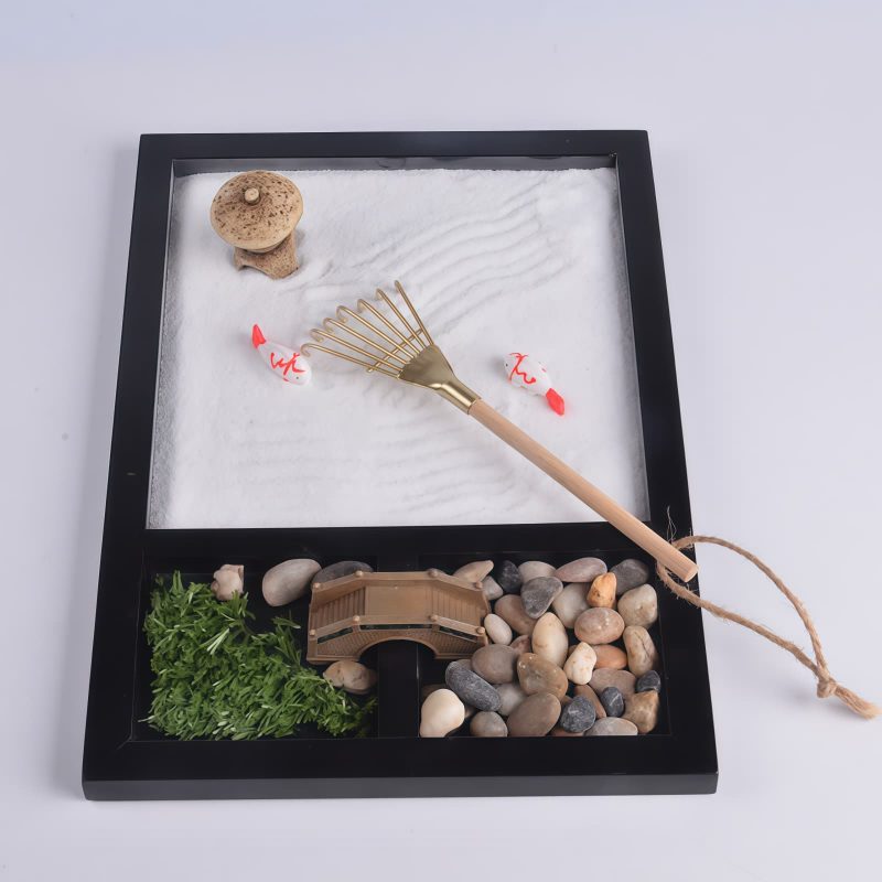 Koi Fish Zen Garden Decoration Koi Fish Zen Garden Decoration