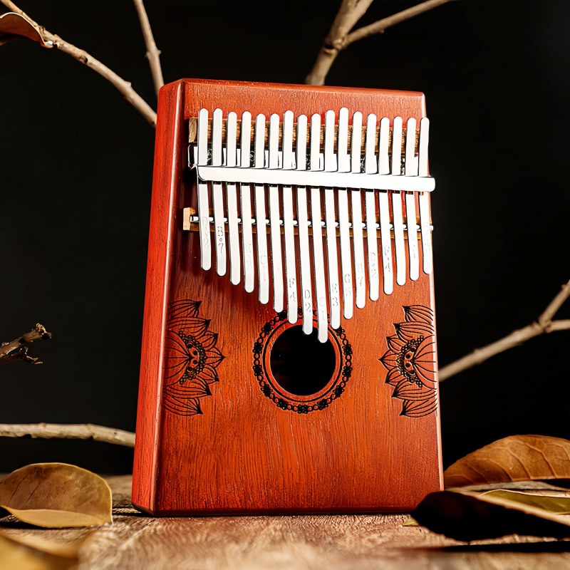 Mahogany Lotus Kalimba Thumb Piano