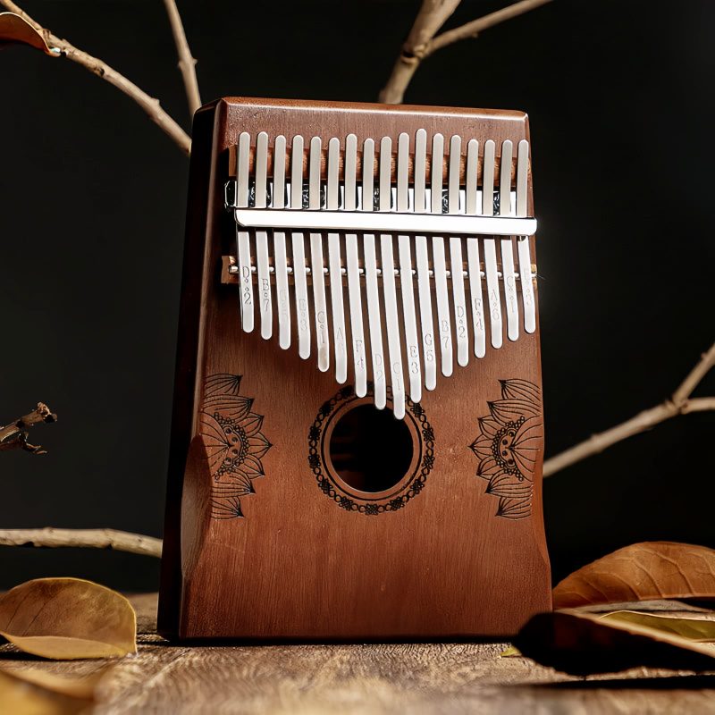 Mahogany Lotus Kalimba Thumb Piano