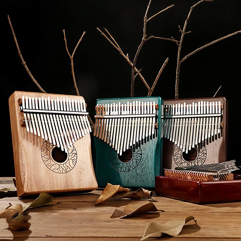 Mahogany Lotus Kalimba Thumb Piano