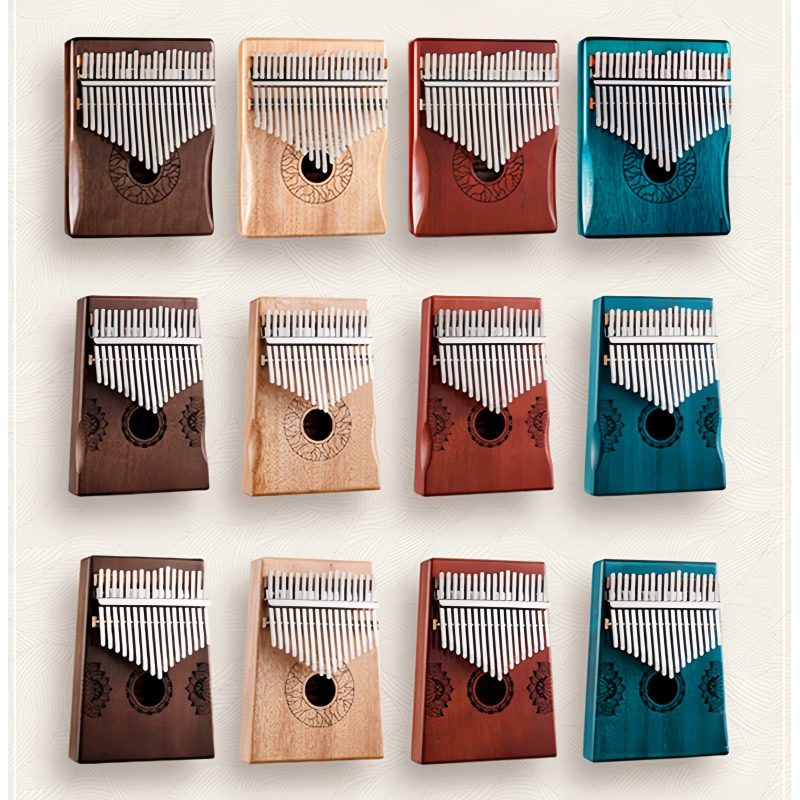 Mahogany Lotus Kalimba Thumb Piano