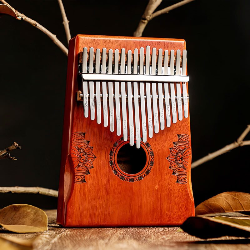 Mahogany Lotus Kalimba Thumb Piano