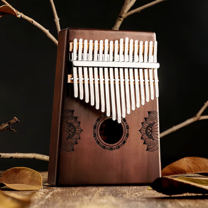 Mahogany Lotus Kalimba Thumb Piano