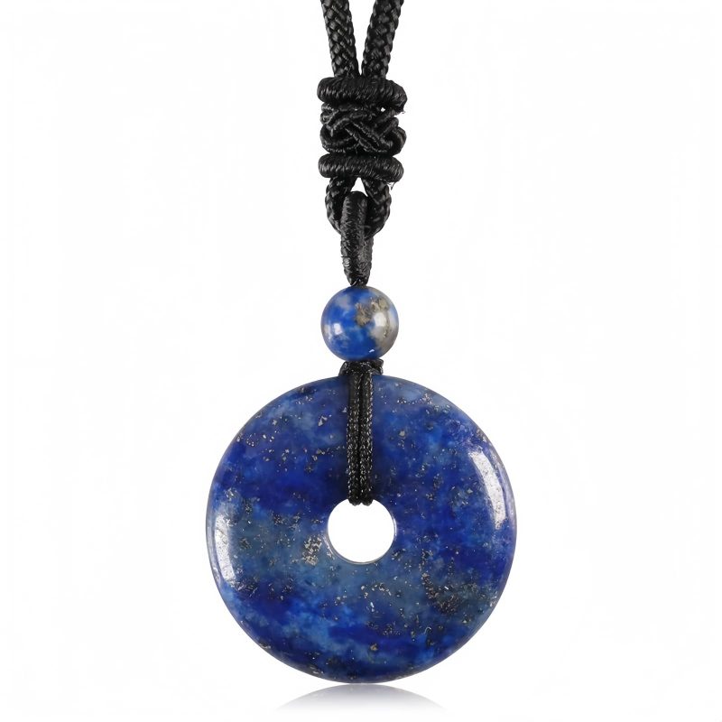 Lucky Coin Healing Crystal Necklace Pendant Lucky Coin Healing Crystal Necklace Pendant