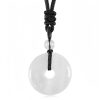 Lucky Coin Healing Crystal Necklace Pendant Lucky Coin Healing Crystal Necklace Pendant