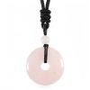 Lucky Coin Healing Crystal Necklace Pendant Lucky Coin Healing Crystal Necklace Pendant