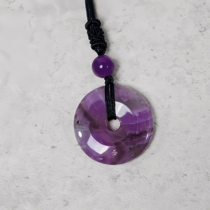 Lucky Coin Healing Crystal Necklace Pendant Lucky Coin Healing Crystal Necklace Pendant