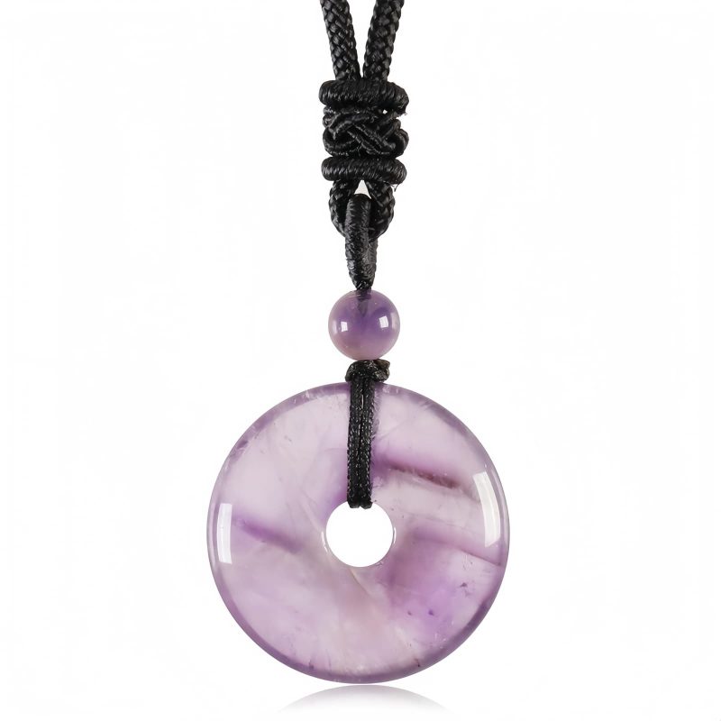 Lucky Coin Healing Crystal Necklace Pendant Lucky Coin Healing Crystal Necklace Pendant