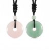 Lucky Coin Healing Crystal Necklace Pendant Lucky Coin Healing Crystal Necklace Pendant