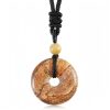 Lucky Coin Healing Crystal Necklace Pendant Lucky Coin Healing Crystal Necklace Pendant