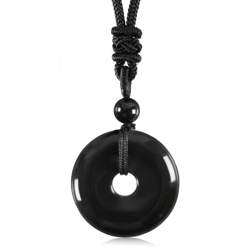 Lucky Coin Healing Crystal Necklace Pendant Lucky Coin Healing Crystal Necklace Pendant