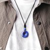 Lucky Coin Healing Crystal Necklace Pendant Lucky Coin Healing Crystal Necklace Pendant