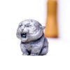 Rust Iron Mini Roaring Tiger Statue Rust Iron Mini Roaring Tiger Statue