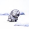 Rust Iron Mini Roaring Tiger Statue Rust Iron Mini Roaring Tiger Statue