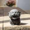 Rust Iron Mini Roaring Tiger Statue Rust Iron Mini Roaring Tiger Statue