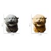 Rust Iron Mini Roaring Tiger Statue Rust Iron Mini Roaring Tiger Statue