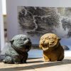 Rust Iron Mini Roaring Tiger Statue Rust Iron Mini Roaring Tiger Statue