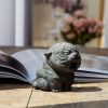 Rust Iron Mini Roaring Tiger Statue Rust Iron Mini Roaring Tiger Statue