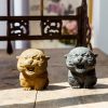 Rust Iron Mini Roaring Tiger Statue Rust Iron Mini Roaring Tiger Statue