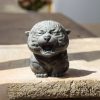 Rust Iron Mini Roaring Tiger Statue Rust Iron Mini Roaring Tiger Statue