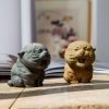 Rust Iron Mini Roaring Tiger Statue Rust Iron Mini Roaring Tiger Statue