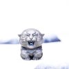 Rust Iron Mini Roaring Tiger Statue Rust Iron Mini Roaring Tiger Statue