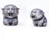 Rust Iron Mini Roaring Tiger Statue Rust Iron Mini Roaring Tiger Statue