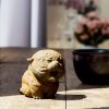 Rust Iron Mini Roaring Tiger Statue Rust Iron Mini Roaring Tiger Statue