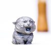 Rust Iron Mini Roaring Tiger Statue Rust Iron Mini Roaring Tiger Statue