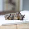 Rustic Iron Powder Buffalo Bull Statue Rustic Iron Powder Buffalo Bull Statue