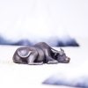 Rustic Iron Powder Buffalo Bull Statue Rustic Iron Powder Buffalo Bull Statue