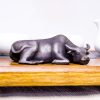 Rustic Iron Powder Buffalo Bull Statue Rustic Iron Powder Buffalo Bull Statue