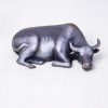Rustic Iron Powder Buffalo Bull Statue Rustic Iron Powder Buffalo Bull Statue