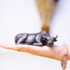 Rustic Iron Powder Buffalo Bull Statue Rustic Iron Powder Buffalo Bull Statue