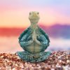 Tibetan Resin Meditating Turtle Statue Tibetan Resin Meditating Turtle Statue