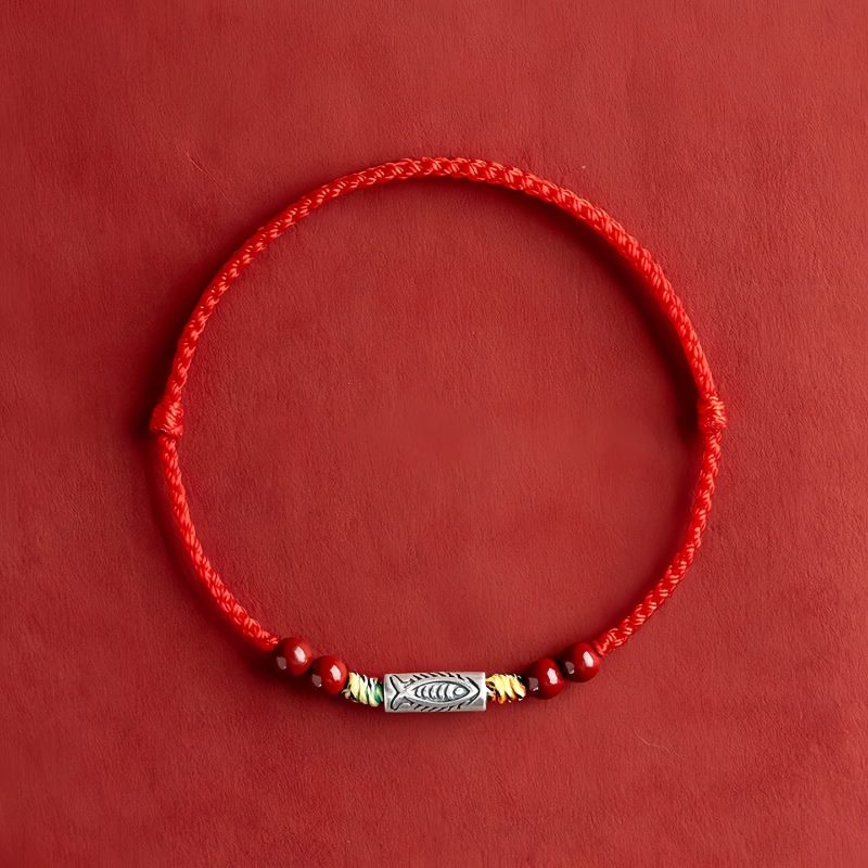 925 Silver Koi Fish Wealth Anklet 925 Silver Koi Fish Wealth Anklet
