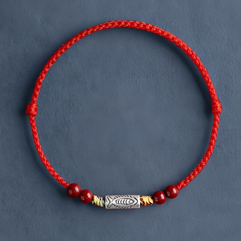 925 Silver Koi Fish Wealth Anklet 925 Silver Koi Fish Wealth Anklet