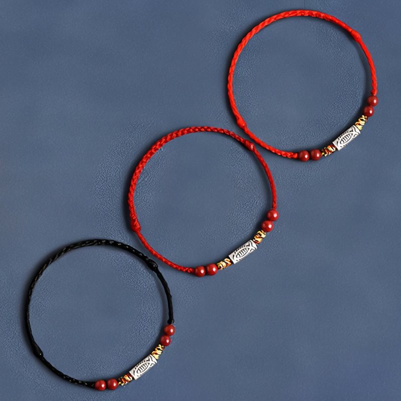 925 Silver Koi Fish Wealth Anklet 925 Silver Koi Fish Wealth Anklet