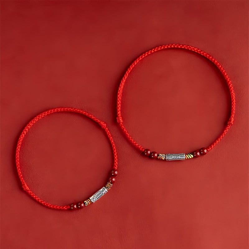 925 Silver Koi Fish Wealth Anklet 925 Silver Koi Fish Wealth Anklet
