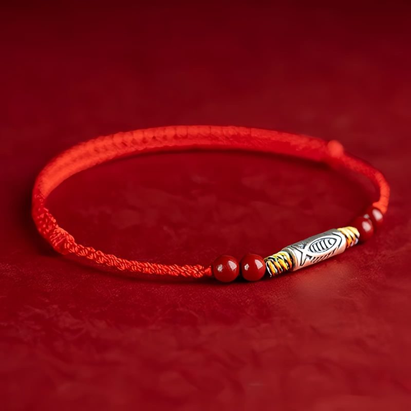 925 Silver Koi Fish Wealth Anklet 925 Silver Koi Fish Wealth Anklet