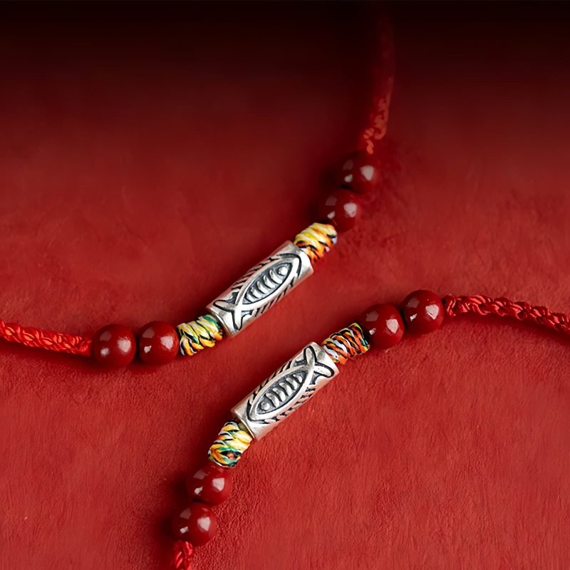 925 Silver Koi Fish Wealth Anklet 925 Silver Koi Fish Wealth Anklet