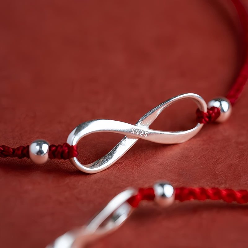 925 Silver Endless Knot Luck Bracelet 925 Silver Endless Knot Luck Bracelet