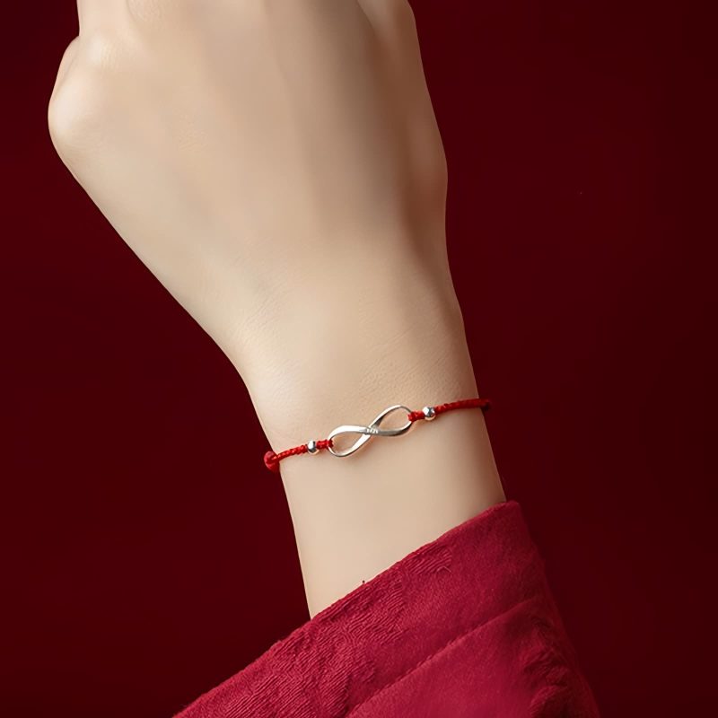 925 Silver Endless Knot Luck Bracelet 925 Silver Endless Knot Luck Bracelet