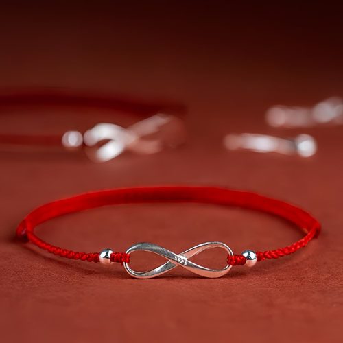925 Silver Endless Knot Luck Bracelet