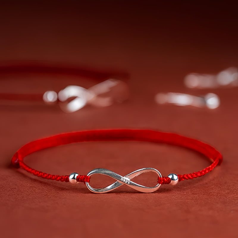 925 Silver Endless Knot Luck Bracelet 925 Silver Endless Knot Luck Bracelet
