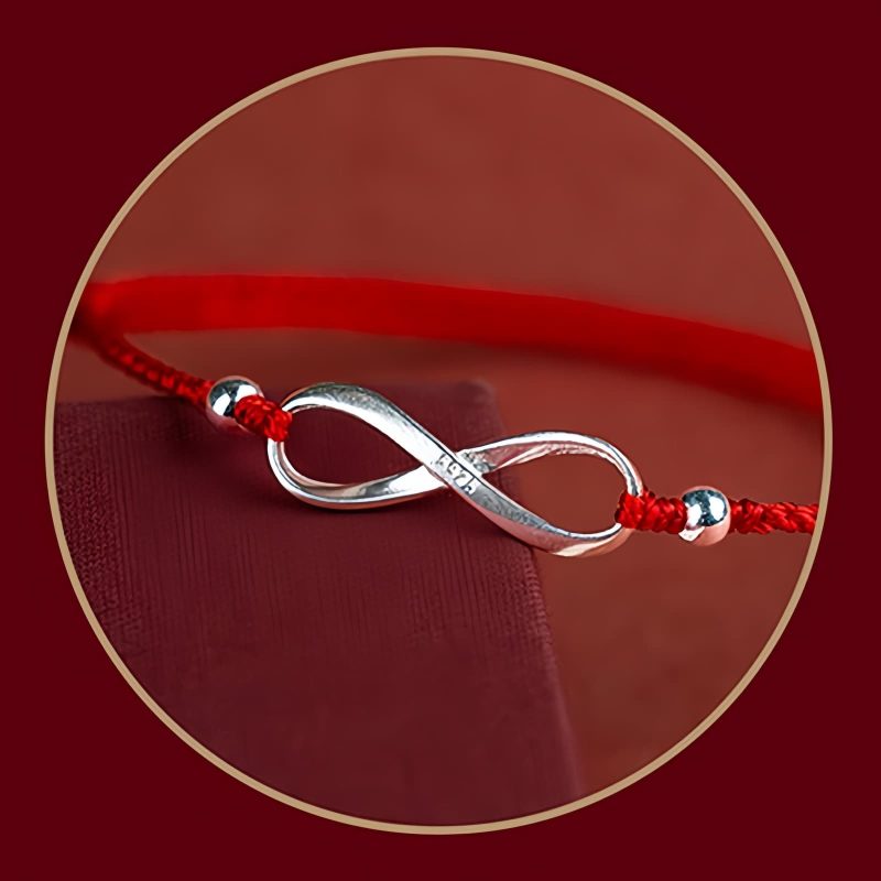 925 Silver Endless Knot Luck Bracelet 925 Silver Endless Knot Luck Bracelet