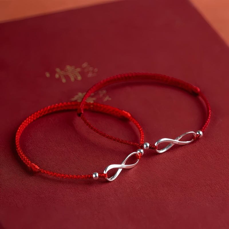 925 Silver Endless Knot Luck Bracelet 925 Silver Endless Knot Luck Bracelet