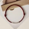 925 Silver Red String Adjustable Anklet 925 Silver Red String Adjustable Anklet