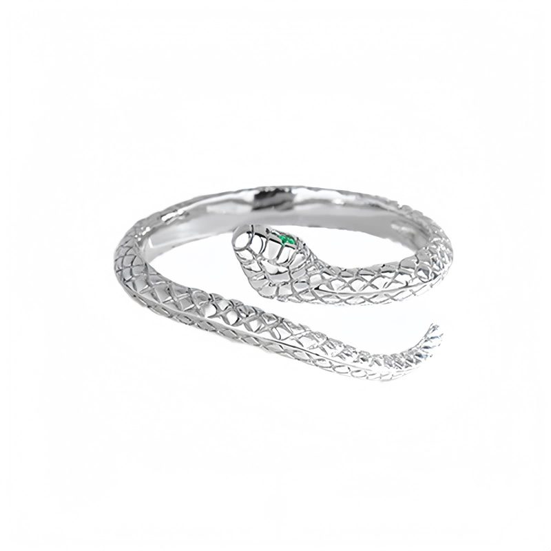 925 Silver Zodiac Snake Adjustable Ring 925 Silver Zodiac Snake Adjustable Ring