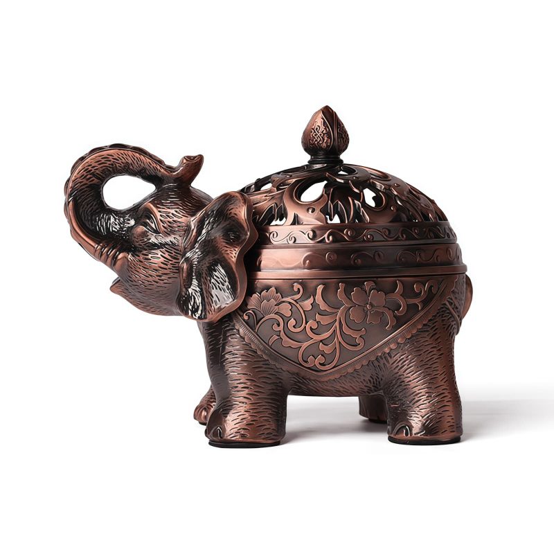 Alloy Elephant Incense Burner Decoration Alloy Elephant Incense Burner Decoration